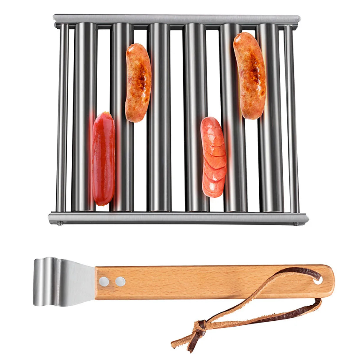 Hot Dog Rack Removable Stainless Steel Roasted Sausage